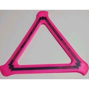 Vintage Aerobie orbiter By Alan Adler Triangle Pink 90's